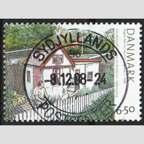 FRIM�RKER DANMARK | 2008 - AFA 1549 - Kolonihaver - 6,50 Kr. flerfarvet - Pragt Stemplet