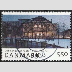 FRIM�RKER DANMARK | 2008 - AFA 1526 - Den danske nationalscene - 5,50 Kr. - Pragt Stemplet