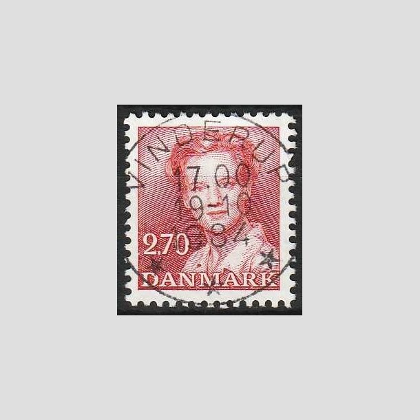 FRIMRKER DANMARK | 1984 - AFA 790 - Dronning Margrethe - 2,70 Kr. rd - Pragt Stemplet Vinderup