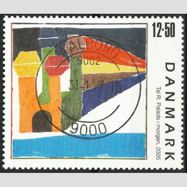 FRIMRKER DANMARK | 2005 - AFA 1442 - Frimrkekunst 8. - 12,50 Kr. Tal R. - Pragt Stemplet 