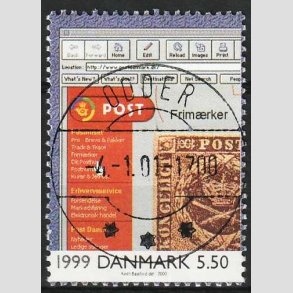 FRIMRKER DANMARK | 2000 - AFA 1269 - 1900-tallet. Serie 4. - 5,50 Kr. - Lux Stemplet Odder