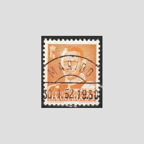 FRIMRKER DANMARK | 1948-50 - AFA 309 - Fr. IX 30 re orange - Lux Stemplet Maribo