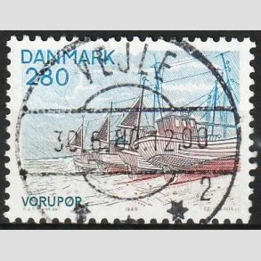 FRIM�RKER DANMARK | 1980 - AFA 703 - Jylland nord for Limfjorden - 280 �re - Lux Stemplet Vejle