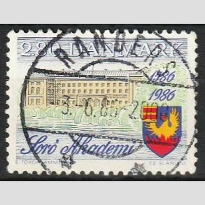FRIM�RKER DANMARK | 1986 - AFA 856 - Sor� Akademi 400 �r - 2,80 Kr. - Pragt Stemplet Randers