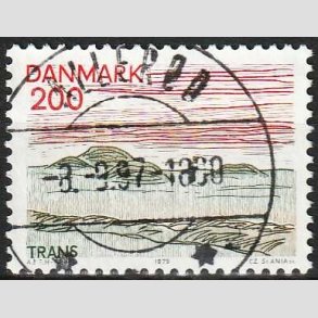 FRIM�RKER DANMARK | 1979 - AFA 688 - Nordjylland - 200 �re flerfarvet - Pragt Stemplet