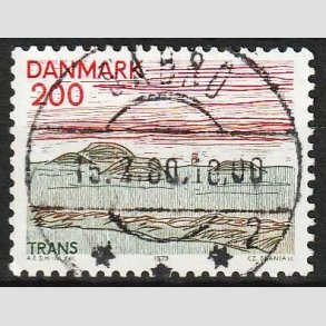 FRIM�RKER DANMARK | 1979 - AFA 688 - Nordjylland - 200 �re flerfarvet - Pragt Stemplet
