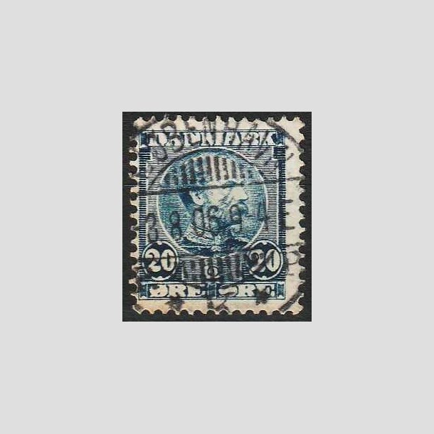 FRIMRKER DANMARK | 1904-05 - AFA 48 - Chr. IX 20 re bl - Pragt Stemplet 