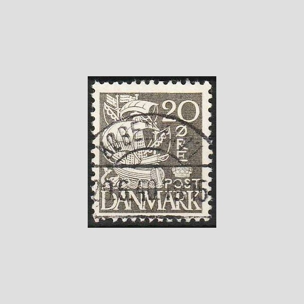 FRIMRKER DANMARK | 1937-40 - AFA 204a - Karavel 20 re gr Type II - Lux Stemplet