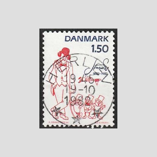 FRIMRKER DANMARK | 1982 - AFA 761 - Storm P. - 1,50 Kr. rd/bl - Pragt Stemplet Herlev