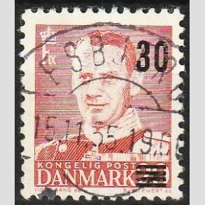 FRIMRKER DANMARK | 1955 - AFA 363 - Provisorier - 30/20 re rd - Pragt Stemplet