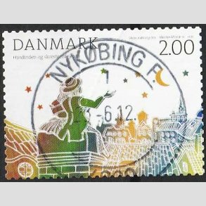 FRIM�RKER DANMARK | 2012 - AFA 1710 - H.C. Andersens eventyr - 2,00 Kr. flerfarvet - Pragt Stemplet