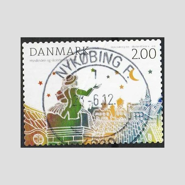 FRIMRKER DANMARK | 2012 - AFA 1710 - H.C. Andersens eventyr - 2,00 Kr. flerfarvet - Pragt Stemplet