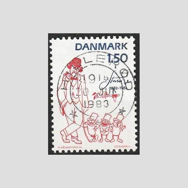 FRIMRKER DANMARK | 1982 - AFA 761 - Storm P. - 1,50 Kr. rd/bl - Pragt Stemplet Hillerd