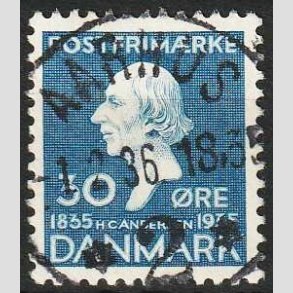 FRIM�RKER DANMARK | 1935 - AFA 228 - H. C. Andersen 30 �re bl� - Lux Stemplet