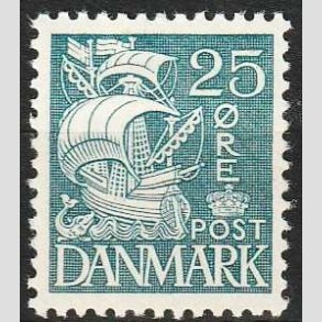 FRIMRKER DANMARK | 1933 - AFA 205 - Karavel 25 re bl Type I - Ubrugt