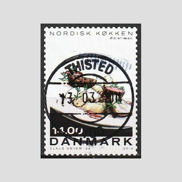 FRIMRKER DANMARK | 2013 - AFA 1765 - Nordisk kkken - 14,00 Kr. flerfarvet - Lux Stemplet 