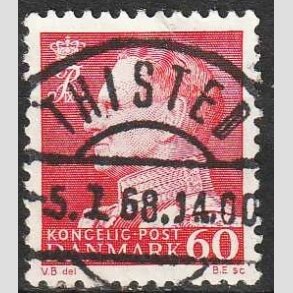 FRIMRKER DANMARK | 1967 - AFA 461 - Fr. IX 60 re rd - Lux Stemplet Thisted