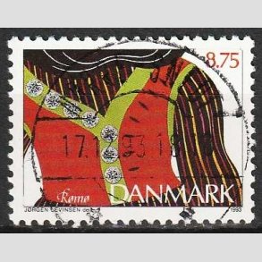 FRIM�RKER DANMARK | 1993 - AFA 1056 - Almuesmykker - 8,75 Kr. flerfarvet - Lux Stemplet 