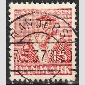 FRIM�RKER DANMARK | 1936 - AFA 232 - Reformationen 15 �re r�d - Lux Stemplet Randers