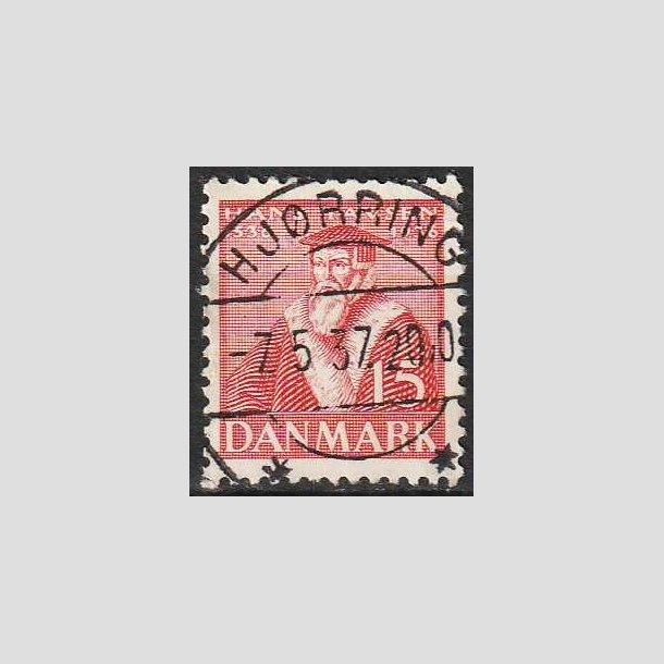 FRIMRKER DANMARK | 1936 - AFA 232 - Reformationen 15 re rd - Lux Stemplet Hjrring