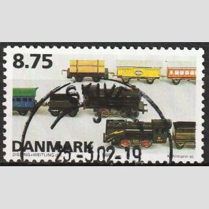 FRIM�RKER DANMARK | 1995 - AFA 1105 - Dansk leget�j - 8,75 Kr. flerfarvet - Pragt Stemplet Skive