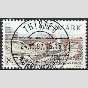 FRIM�RKER DANMARK | 1997 - AFA 1149 - K�benhavn-Roskilde - 8,75 Kr. flerfarvet - Lux Stemplet