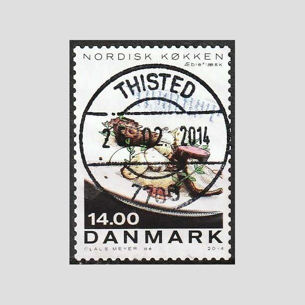 FRIMRKER DANMARK | 2013 - AFA 1765 - Nordisk kkken - 14,00 Kr. flerfarvet - Lux Stemplet 