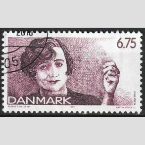 FRIM�RKER DANMARK | 1999 - AFA 1215 - Dansk revy - 6,75 Kr. lilla - Flot hj�rnestemplet