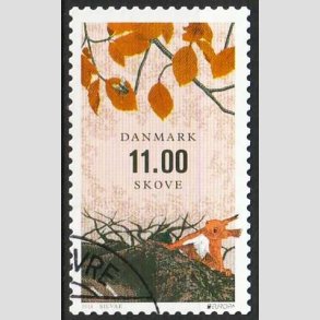 FRIM�RKER DANMARK | 2011 - AFA 1659 - Europam�rker, skove - 11,00 Kr. - Flot hj�rnestemplet