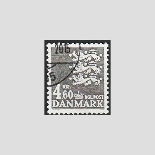 FRIMRKER DANMARK | 1988 - AFA 899 - Rigsvben - 4,60 Kr. gr - Flot hjrnestemplet