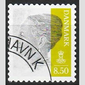 FRIMRKER DANMARK | 2010 - AFA 1608E - Dronning Margrethe II - 8,50 Kr. - Flot hjrnestemplet