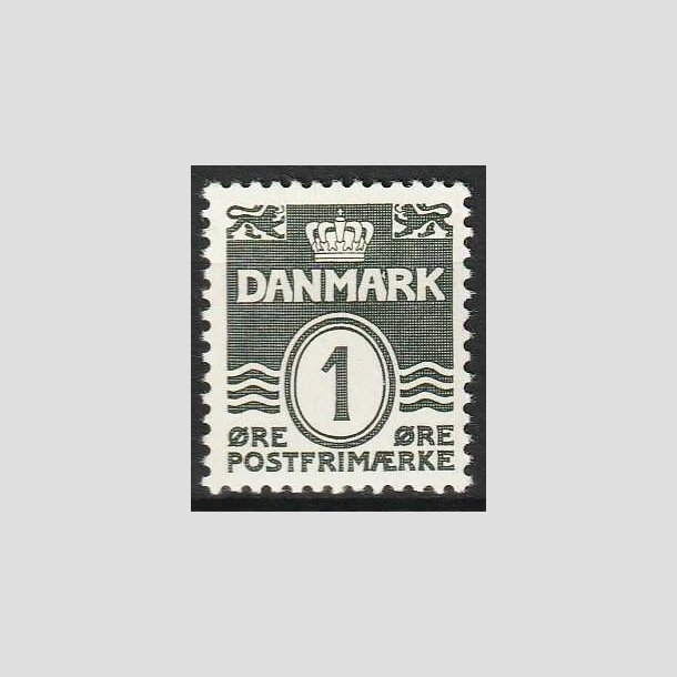 FRIMRKER DANMARK | 1933 - AFA 196 - Blgelinie 1 re grnligsort type I - Postfrisk