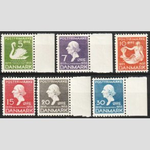 FRIMRKER DANMARK | 1935 - AFA 223-238 - H. C. Andersen mindeudgave komplet st - Ubrugt