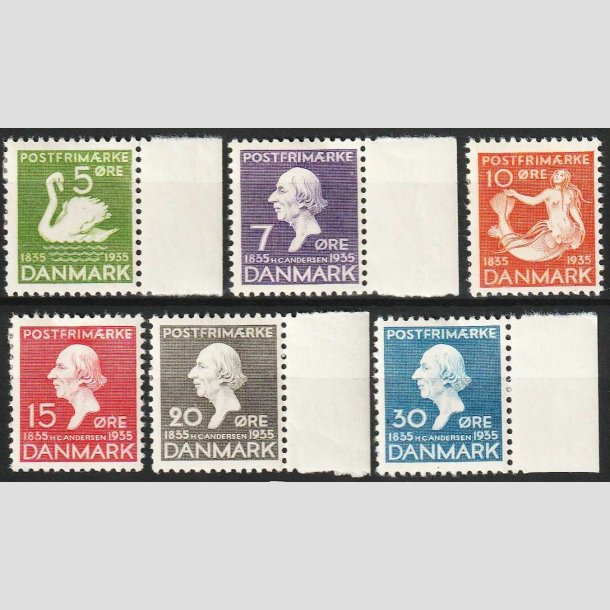 FRIMRKER DANMARK | 1935 - AFA 223-238 - H. C. Andersen mindeudgave komplet st - Ubrugt