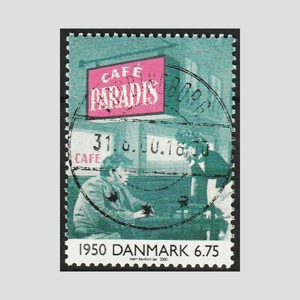 FRIMRKER DANMARK | 2000 - AFA 1259 - 1900 tallet serie 3 - 6,75 Kr. Dansk film - Pragt Stemplet