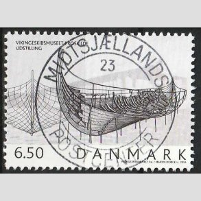 FRIM�RKER DANMARK | 2004 - AFA 1402 - Vikingeskibsmuseet - 6,50 Kr. Udstilling - Pragt Stemplet