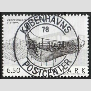 FRIM�RKER DANMARK | 2004 - AFA 1402 - Vikingeskibsmuseet - 6,50 Kr. Udstilling - Pragt Stemplet