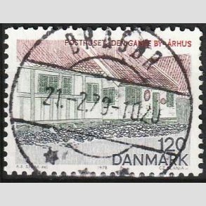FRIM�RKER DANMARK | 1978 - AFA 661 - Midtjylland - 120 �re flerfarvet - Pragt Stemplet Drag�r