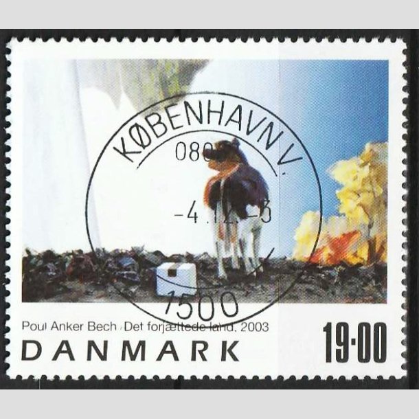 FRIMRKER DANMARK | 2003 - AFA 1362 - Frimrkekunst 6. - 19,00 Kr. Poul Anker Bech - Pragt Stemplet