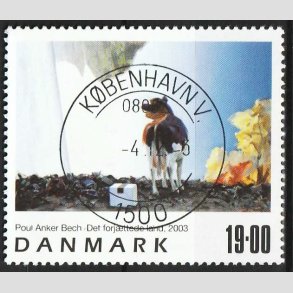 FRIMRKER DANMARK | 2003 - AFA 1362 - Frimrkekunst 6. - 19,00 Kr. Poul Anker Bech - Pragt Stemplet 