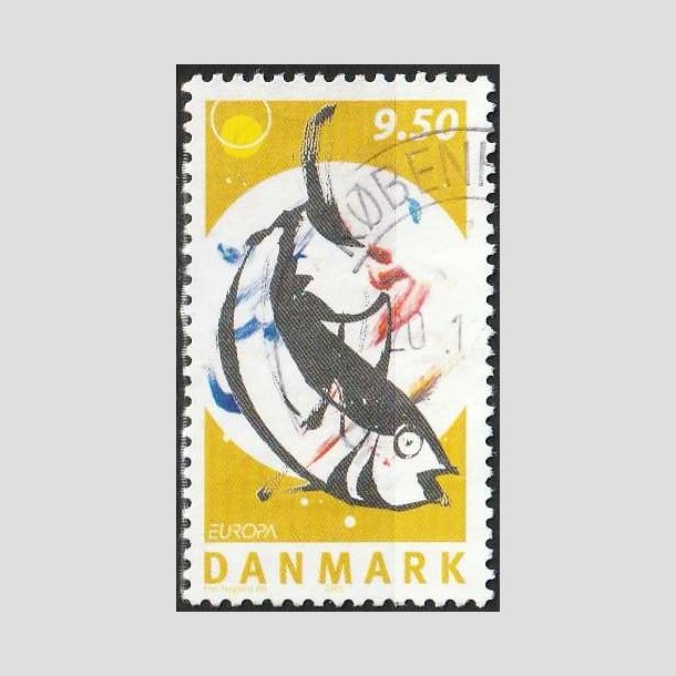 FRIMRKER DANMARK | 2005 - AFA 1438 - Europamrker - 9,50 Kr. Fiskeret - Pnt Stemplet