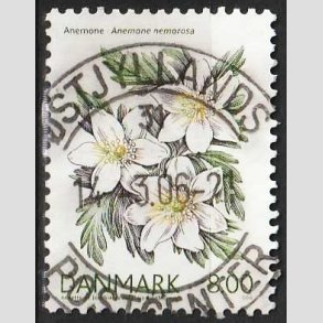 FRIM�RKER DANMARK | 2006 - AFA 1458 - For�rsblomster - 8,00 Kr. anemone - Pragt Stemplet