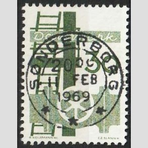 FRIM�RKER DANMARK | 1968 - AFA 473 - Danmarks industri - 30 �re - Pragt Stemplet S�nderborg