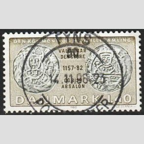 FRIM�RKER DANMARK | 1980 - AFA 709 - Gamle danske m�nter - 1,40 Kr. - Pragt Stemplet