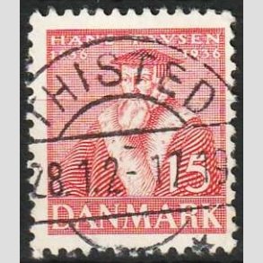 FRIM�RKER DANMARK | 1936 - AFA 232 - Reformationen 15 �re r�d - Lux Stemplet Thisted