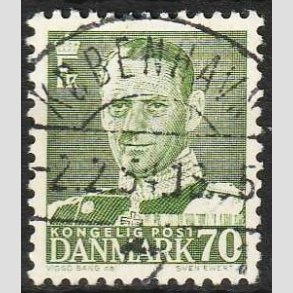 FRIMRKER DANMARK | 1950 - AFA 324 - Fr. IX 70 re mrkgrn - Lux Stemplet 