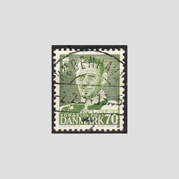 FRIMRKER DANMARK | 1950 - AFA 324 - Fr. IX 70 re mrkgrn - Lux Stemplet 