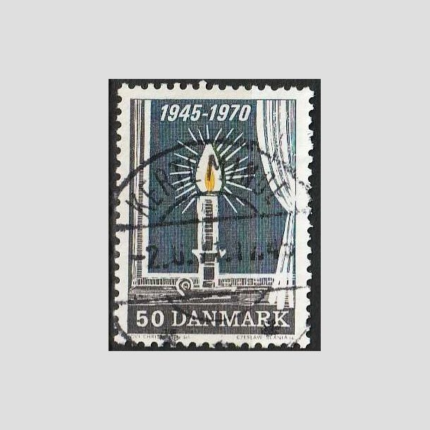 FRIMRKER DANMARK | 1970 - AFA 496 - Danmark besttelses ophr 25 r - 50 re - Pragt Stemplet