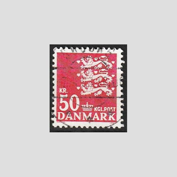 FRIMRKER DANMARK | 1985 - AFA 824 - Rigsvben - 50,00 Kr. rd - Lux Stemplet Sborg