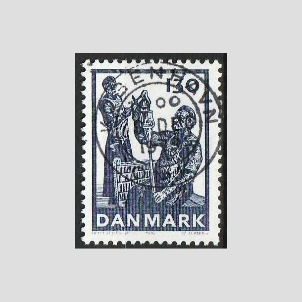 FRIMRKER DANMARK | 1976 - AFA 629 - Dansk glasproduktion - 130 re mrkbl - Pragt Stemplet